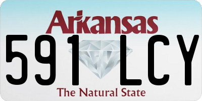 AR license plate 591LCY