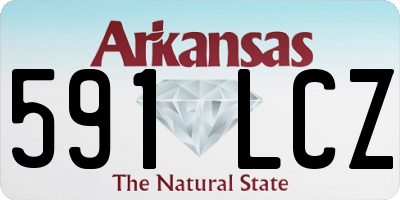 AR license plate 591LCZ