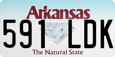 AR license plate 591LDK