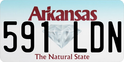 AR license plate 591LDN