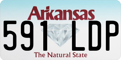 AR license plate 591LDP