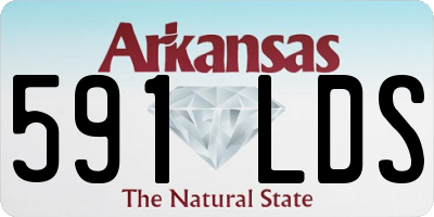 AR license plate 591LDS
