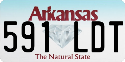 AR license plate 591LDT