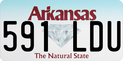 AR license plate 591LDU