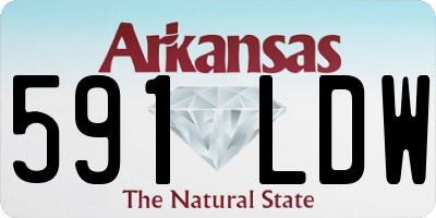 AR license plate 591LDW