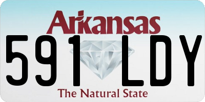 AR license plate 591LDY