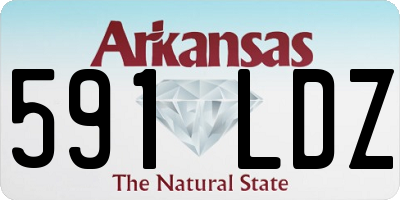 AR license plate 591LDZ