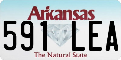 AR license plate 591LEA