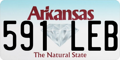 AR license plate 591LEB