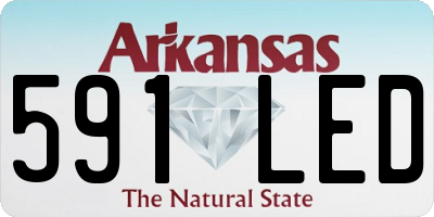 AR license plate 591LED