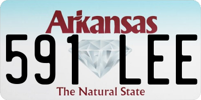AR license plate 591LEE