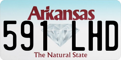 AR license plate 591LHD