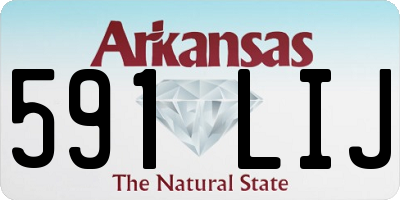 AR license plate 591LIJ