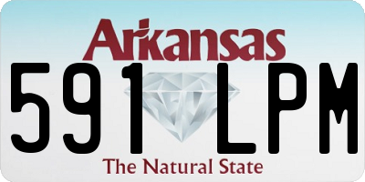 AR license plate 591LPM