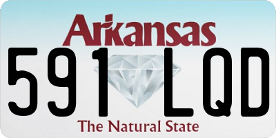 AR license plate 591LQD