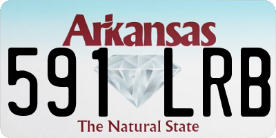 AR license plate 591LRB