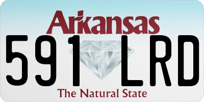 AR license plate 591LRD