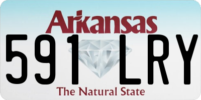 AR license plate 591LRY