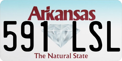 AR license plate 591LSL