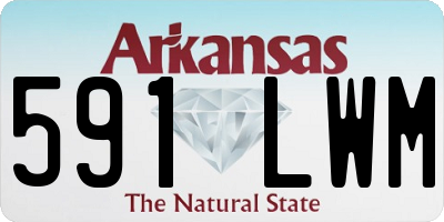 AR license plate 591LWM