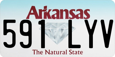 AR license plate 591LYV