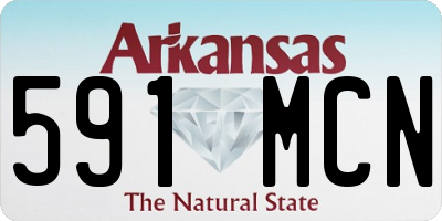 AR license plate 591MCN