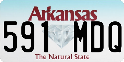 AR license plate 591MDQ