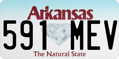 AR license plate 591MEV