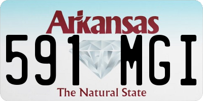 AR license plate 591MGI