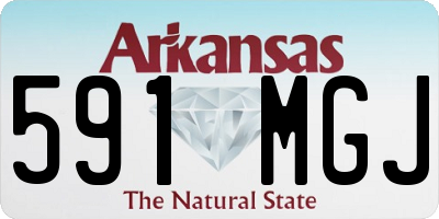 AR license plate 591MGJ