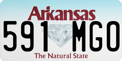 AR license plate 591MGO