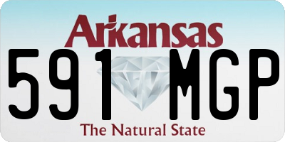AR license plate 591MGP