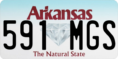 AR license plate 591MGS