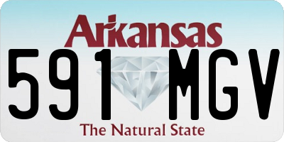 AR license plate 591MGV