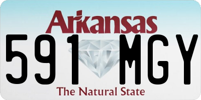 AR license plate 591MGY