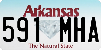 AR license plate 591MHA