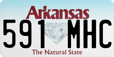 AR license plate 591MHC