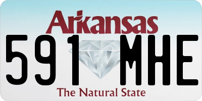 AR license plate 591MHE