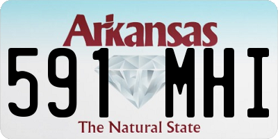 AR license plate 591MHI