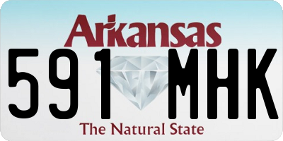 AR license plate 591MHK