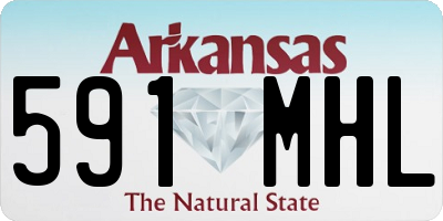 AR license plate 591MHL