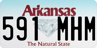 AR license plate 591MHM