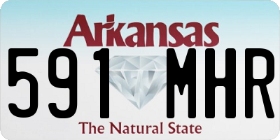 AR license plate 591MHR