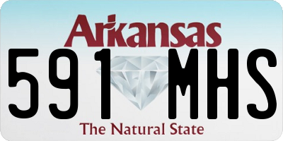 AR license plate 591MHS