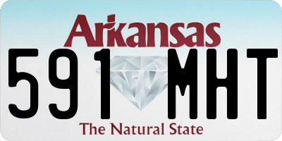 AR license plate 591MHT