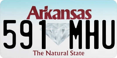 AR license plate 591MHU