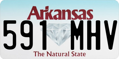 AR license plate 591MHV