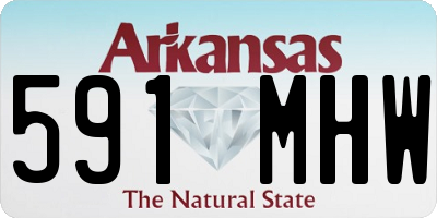 AR license plate 591MHW
