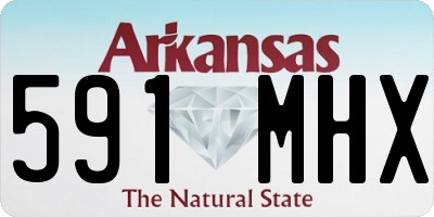 AR license plate 591MHX