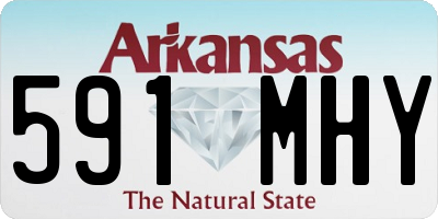 AR license plate 591MHY